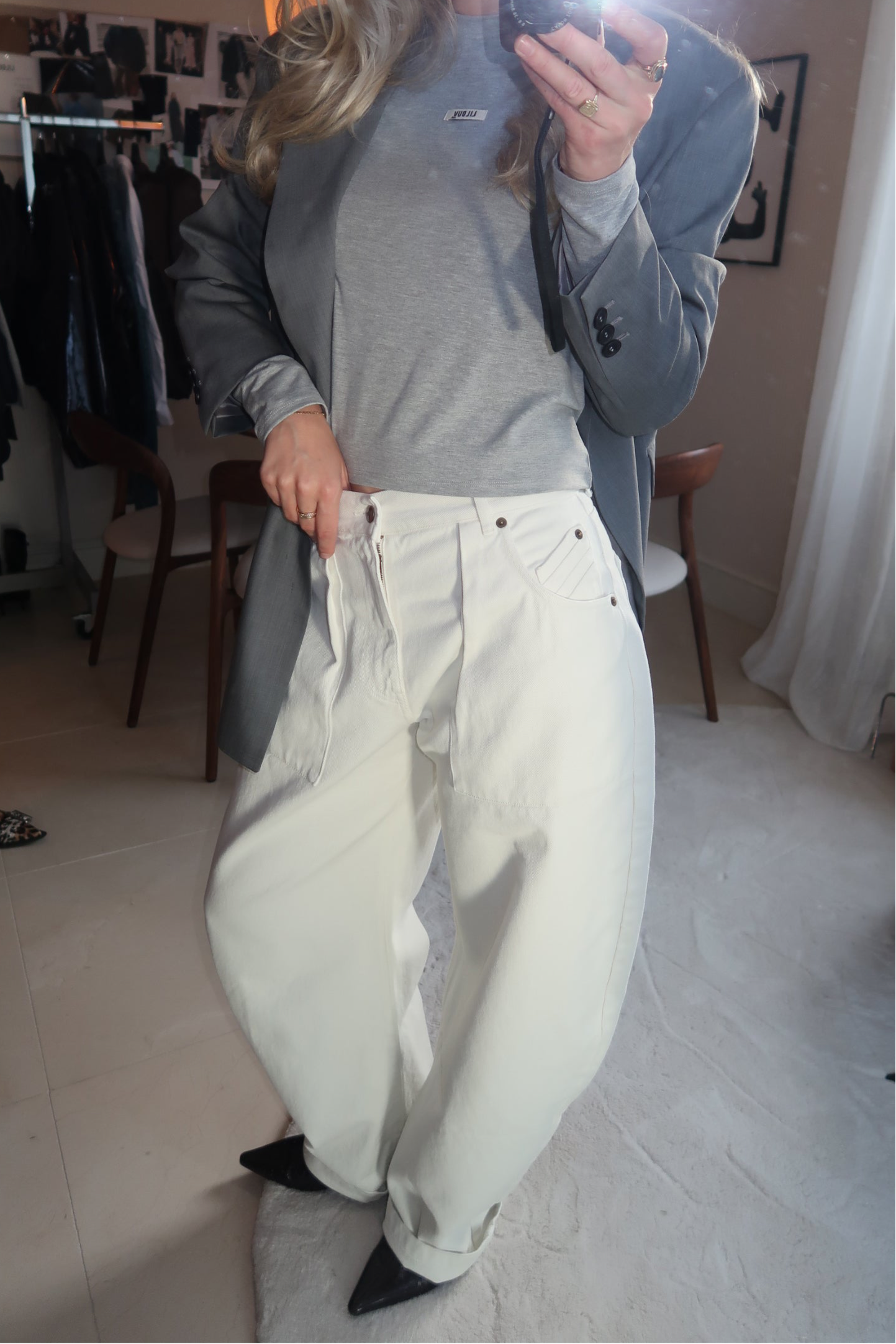 HAILEY JEANS WHITE - LILOUV